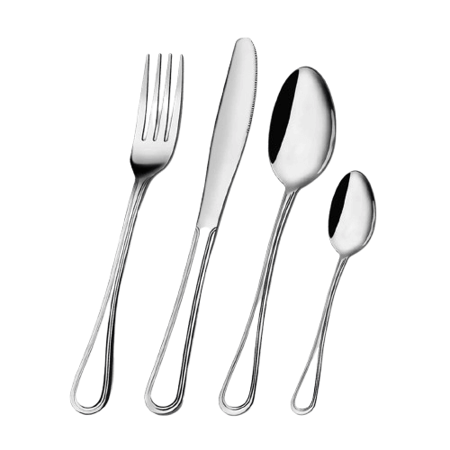 S.STEEL CUTLURY (POLISH) SET OF 4
